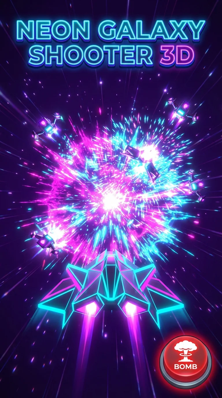 Neon Galaxy Shooter 3D