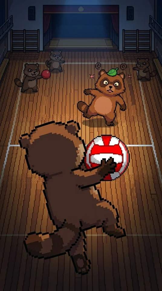 うそまるドッジボール