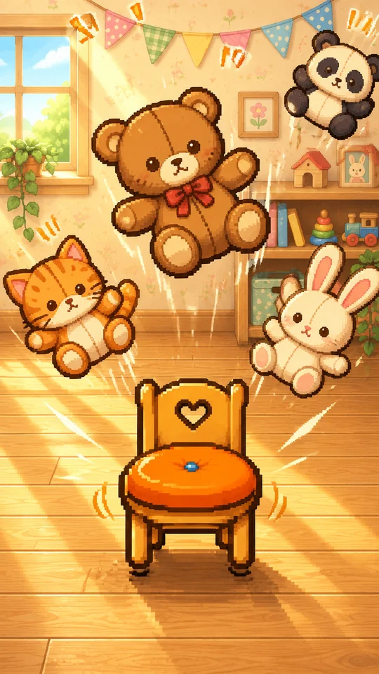 ぽよん！ぬいぐるみキャッチ