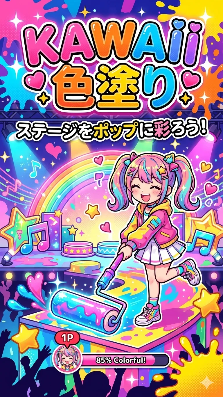 KAWAII 色塗り