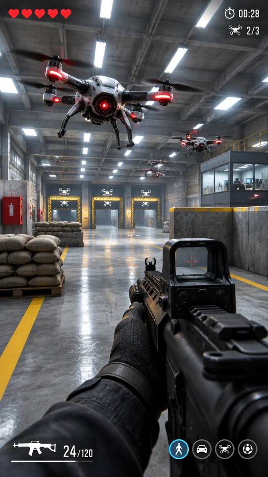 Drone Pop Shooting Hall