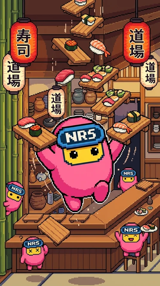 ロケニンの寿司修行！