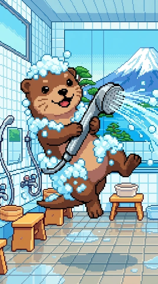 うそまるシャワー