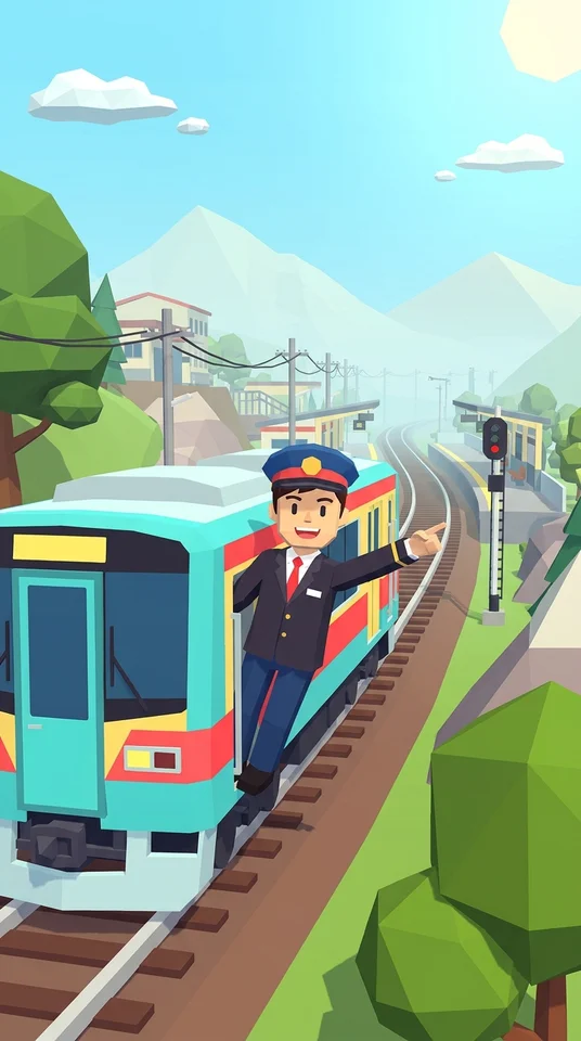 ローポリ電車でGO!