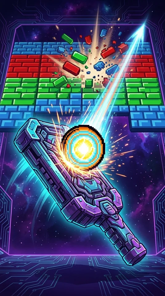 レトロ ブロック くずし
