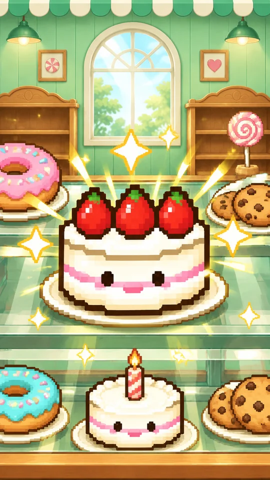 おかし屋さんのわくわくまちがい探し