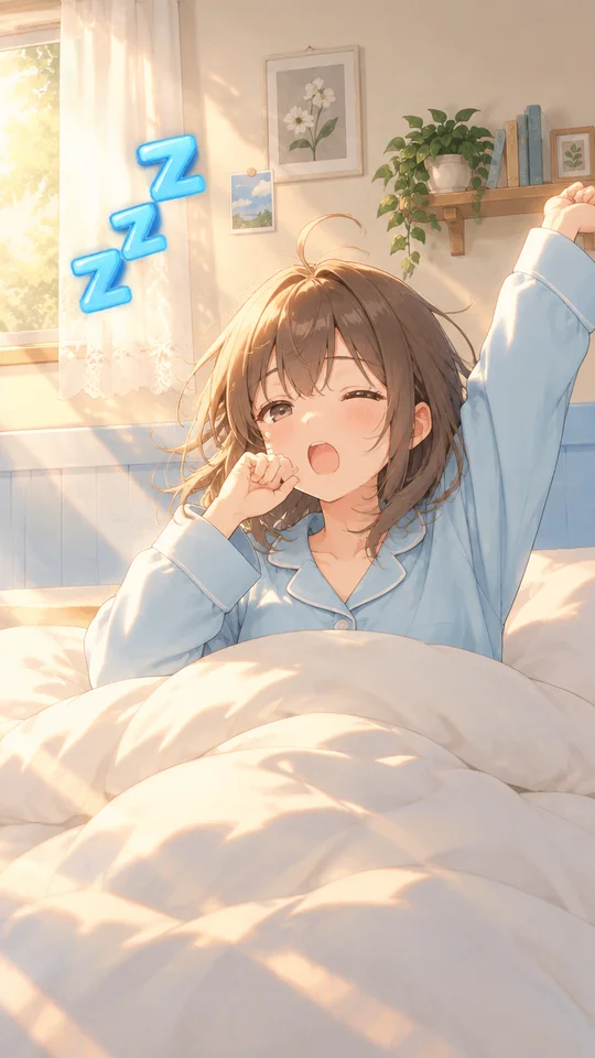 あと5分！ねぼう注意！