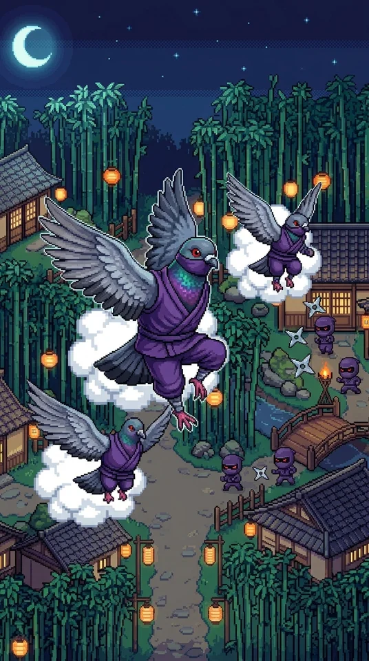 🐦のクローンじゅつ