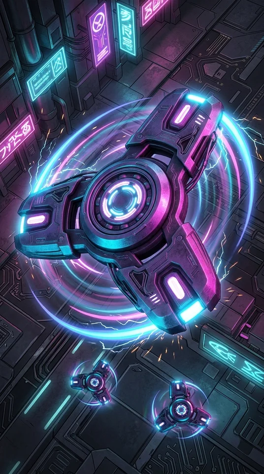FUTURE SPINNER - ネオン回転ゲーム