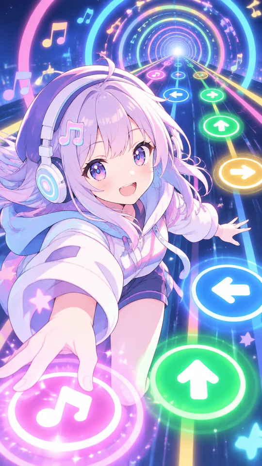 パステル音楽トンネル