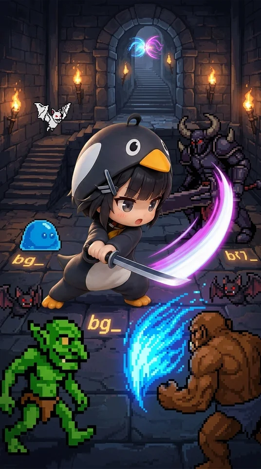 ググガガペンギンの剣の塔