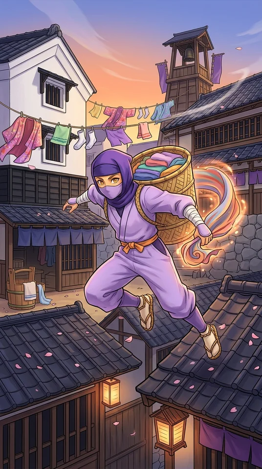 Ninja Laundry Dash!