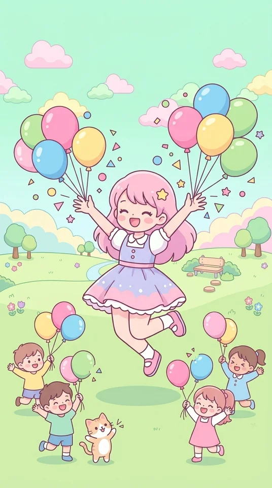 Kawaii Balloon Pop