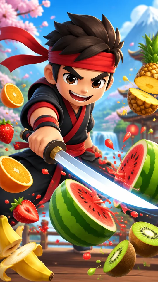 Fruit Slice Frenzy(THE GAME IS MADE BY PRO HACKER)