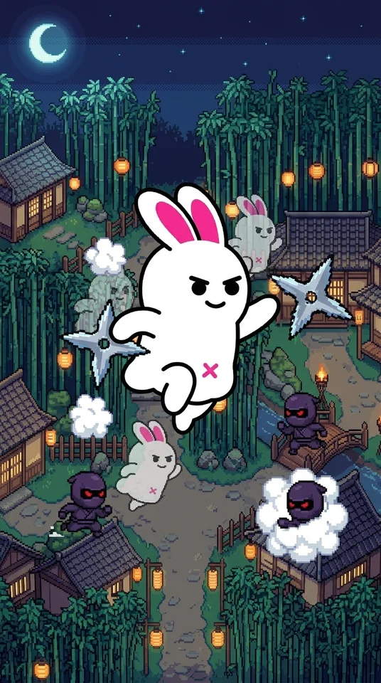 ウサオのクローンじゅつ