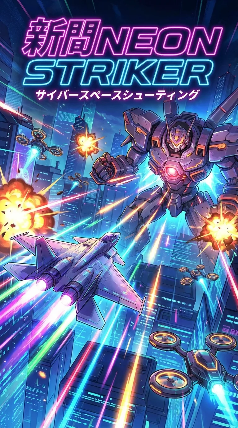 Neon Striker - サイバースペースシューティング