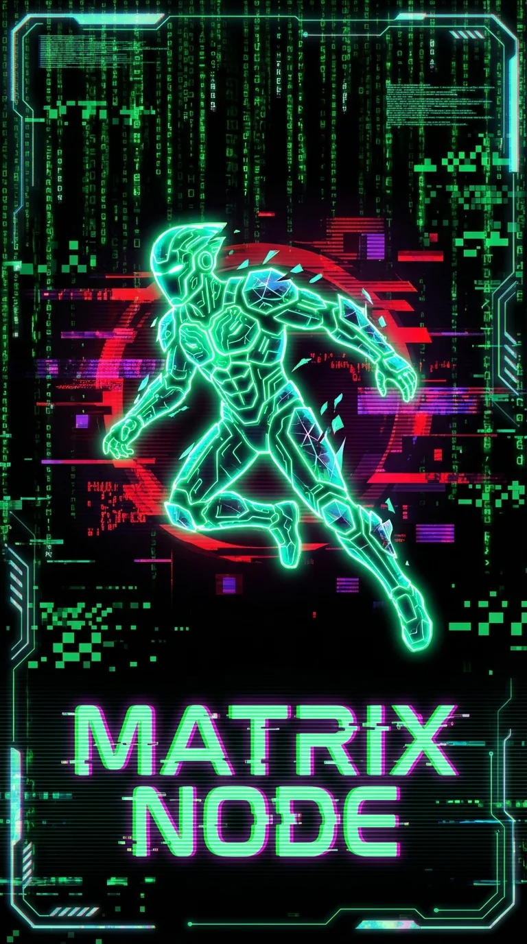 MATRIX NODE - グリッチを見つけ出すサイバーアクション