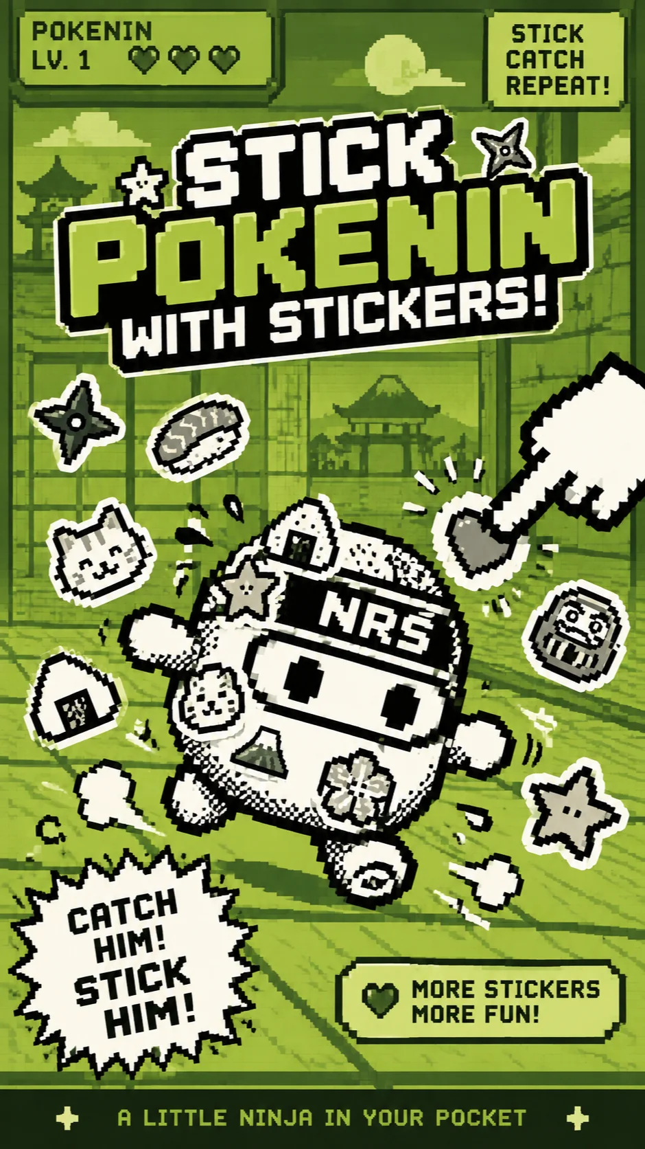 Pokenin Sticker Panic!