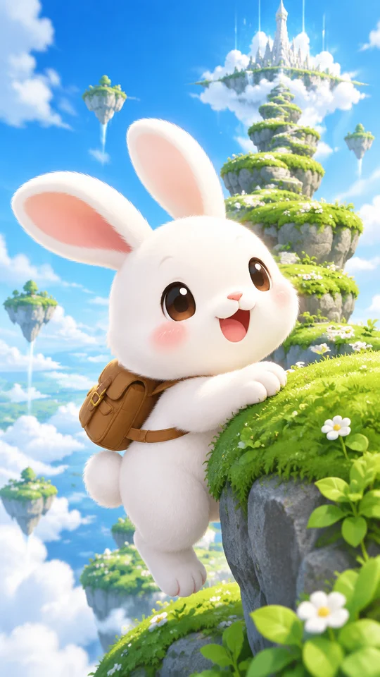 うさぎと空までのぼろう！