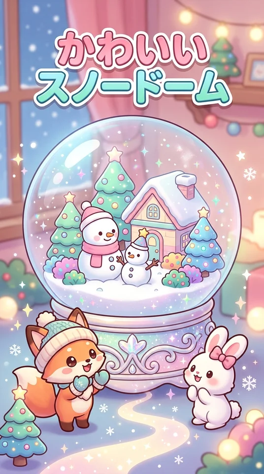 かわいい スノードーム