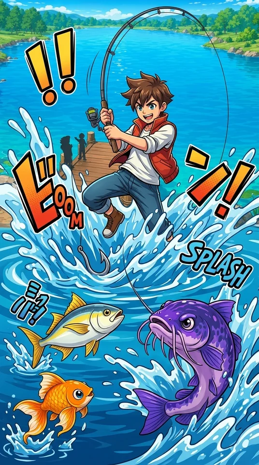 トゥーンつり大会！