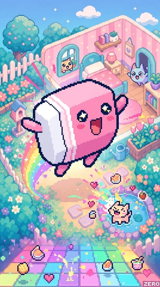 じぶんでえがくペット