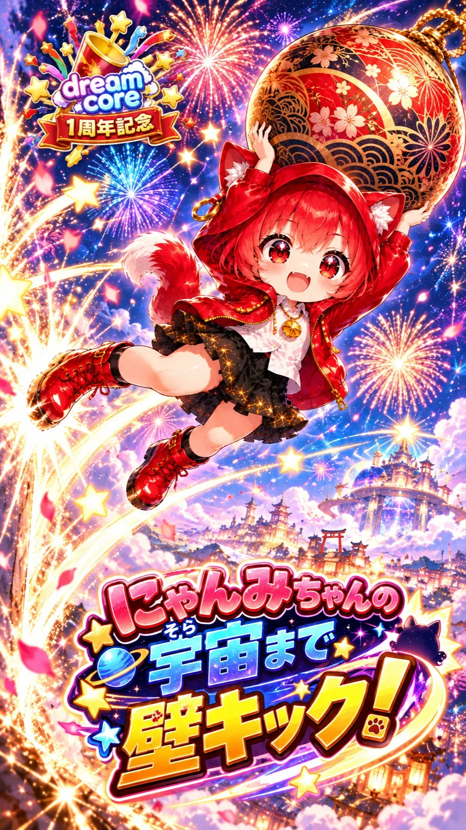 にゃんみちゃんの宇宙(そら)まで壁キック！