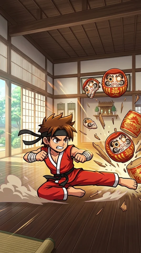 スライディングだるま