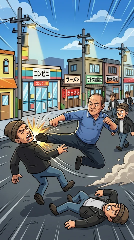 としちのスーツアクション