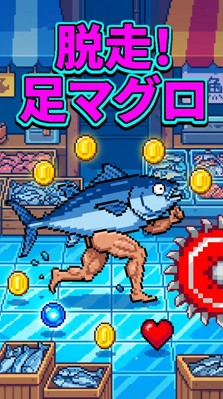 脱走！足マグロ