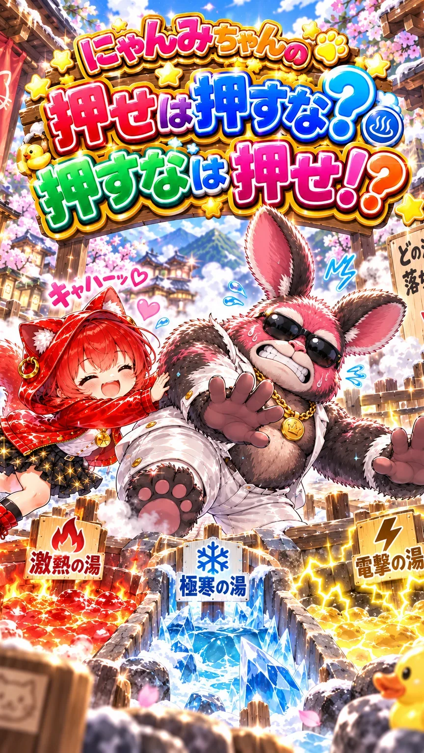 にゃんみちゃんの押せは押すな？押すなは押せ！？