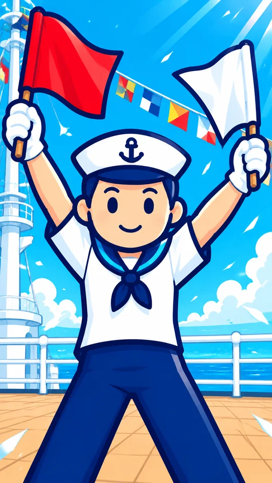 あかしろ はたあげ！カモメせんちょうと あそぼう