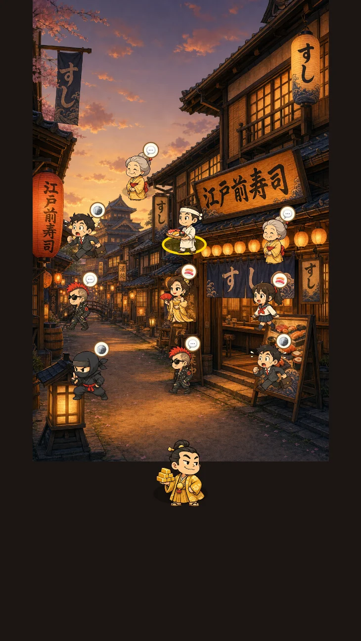 黄金寿司与炫耀大师 (Sushi & Gold Show-off)