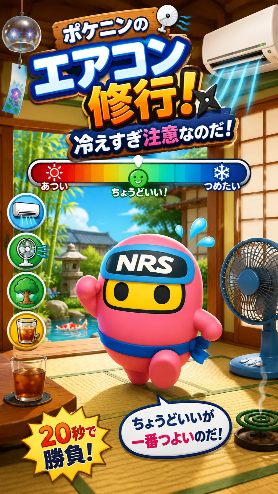 Aircon Ninja Training!