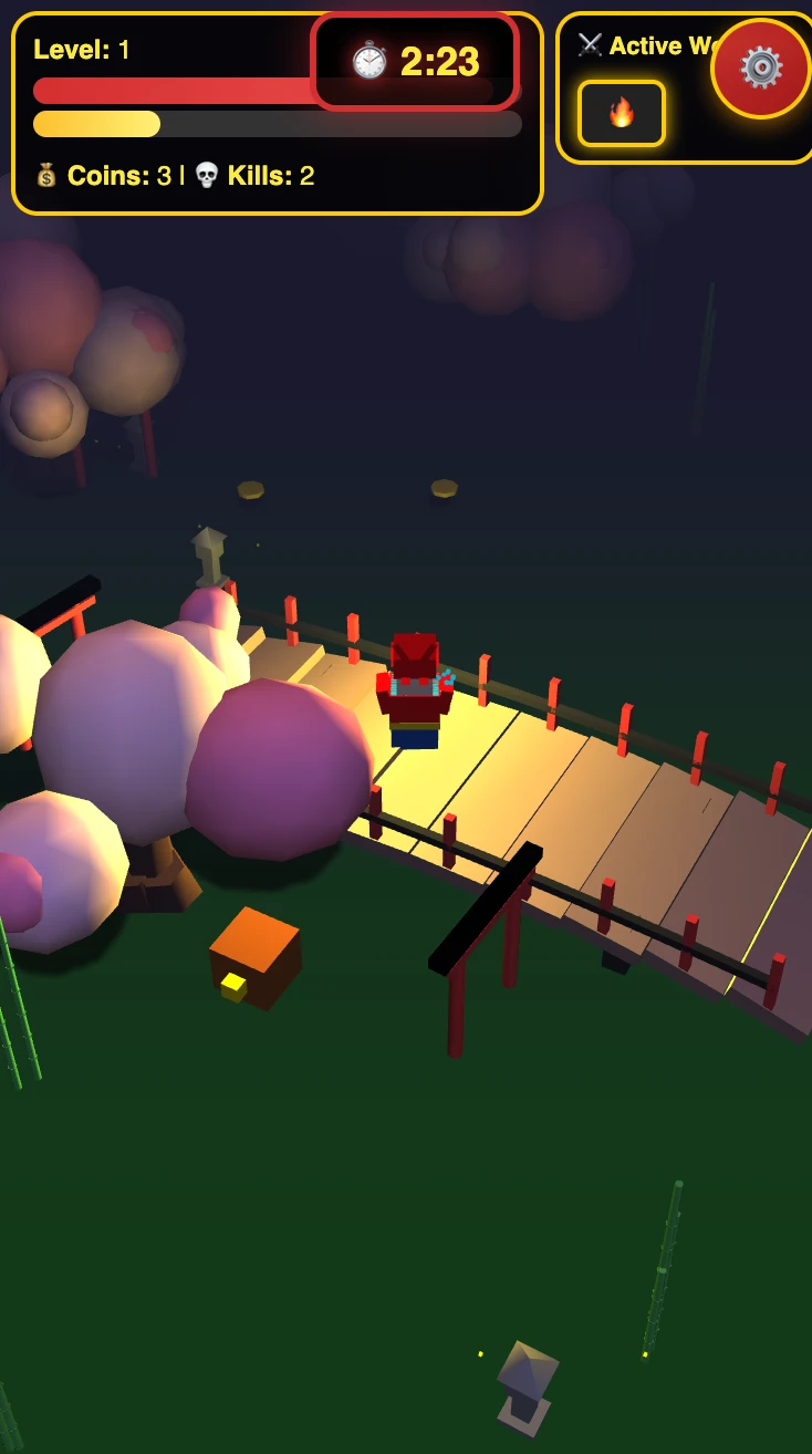 Voxel Samurai Defense
