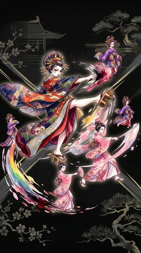 Traditional costume battle