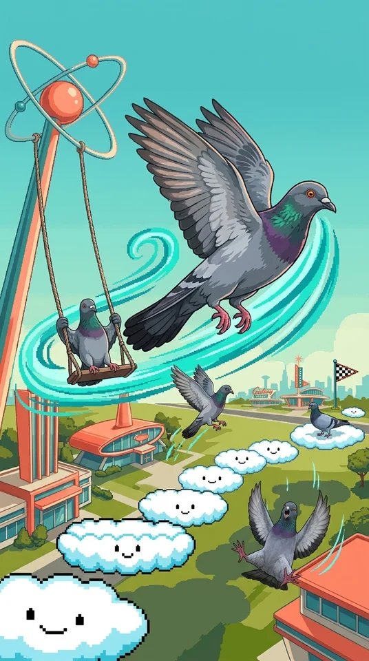 🐦のアトミック スウィング