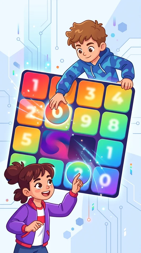 15パズル - かず合わせパズル