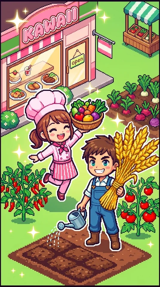 かわいい！レストラン～やさい作りから販売まで～