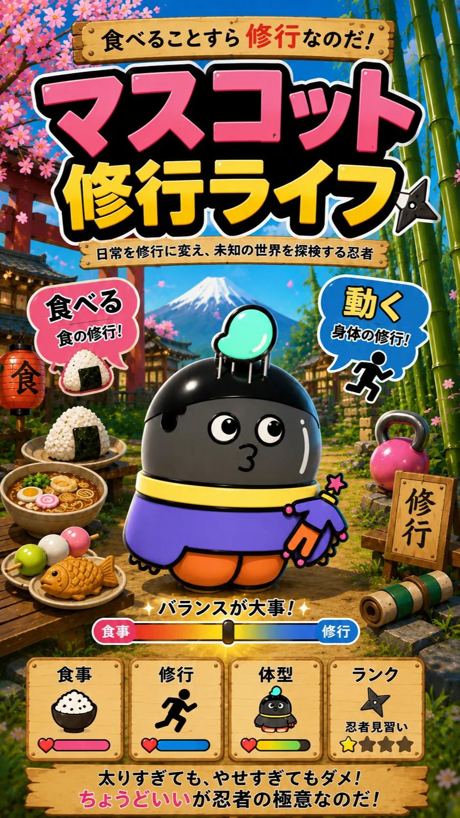 マスコット修行ライフ