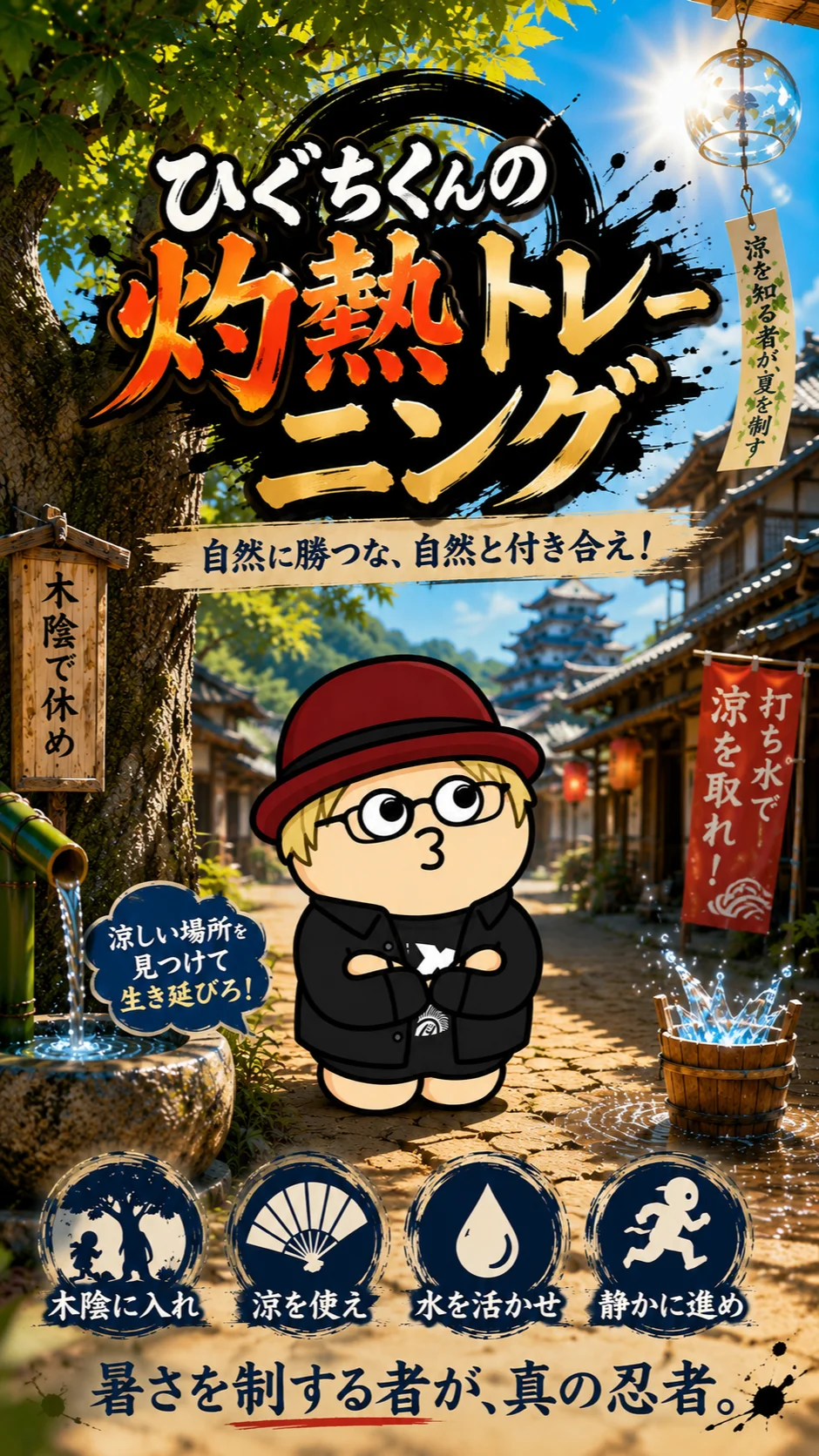 ひぐちくんの灼熱トレーニング