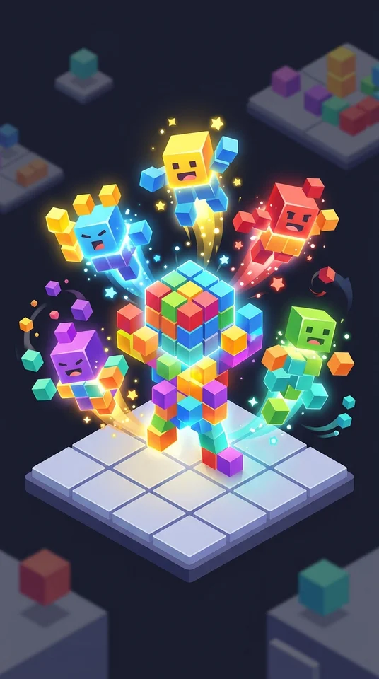 3D Merge Block Puzzle 2 作りたいから作ったシリーズNo.4