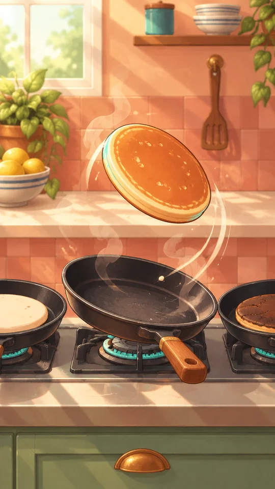 パンケーキがえし！