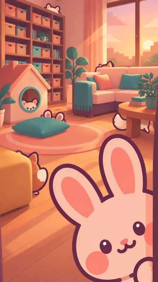 ウサオのかくれんぼ！みーつけた