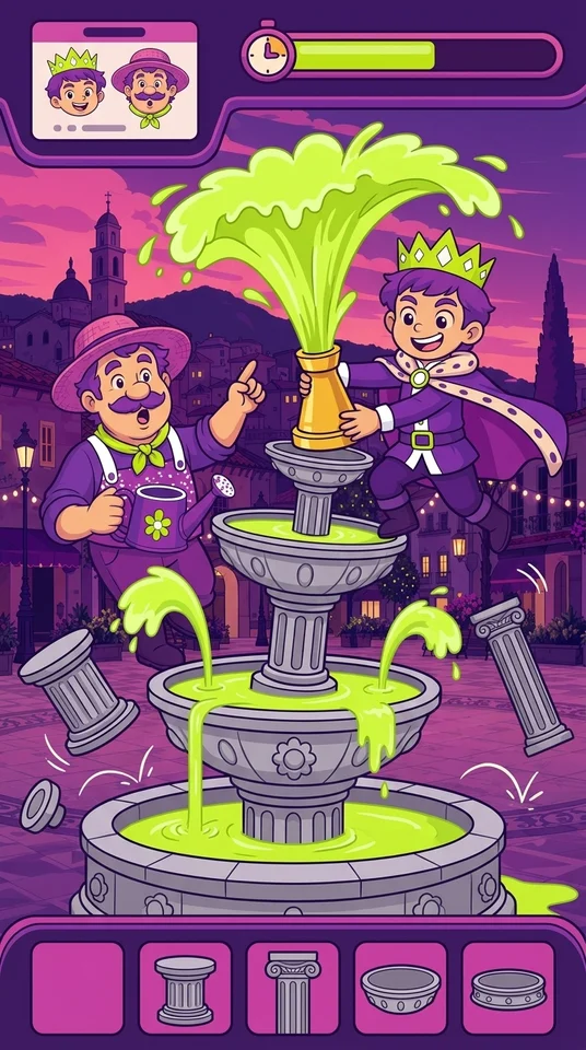 ⛲ふんすいビルダー