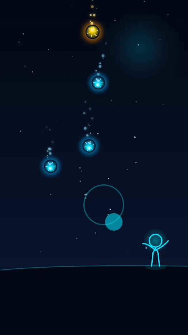 夜空のキラキラ花火つみ！