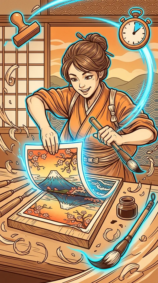 木版画職人 スリスリ工房