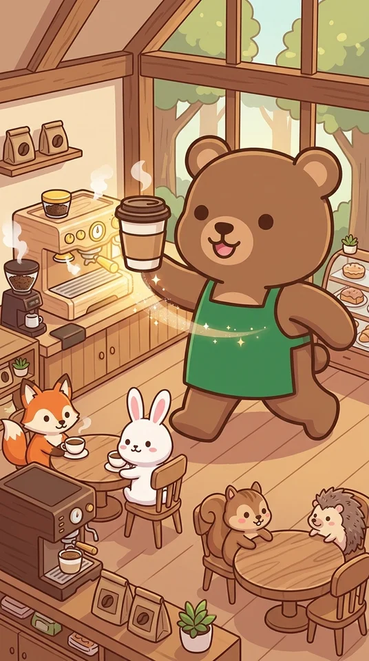 バリスタ・ベアの森のカフェ