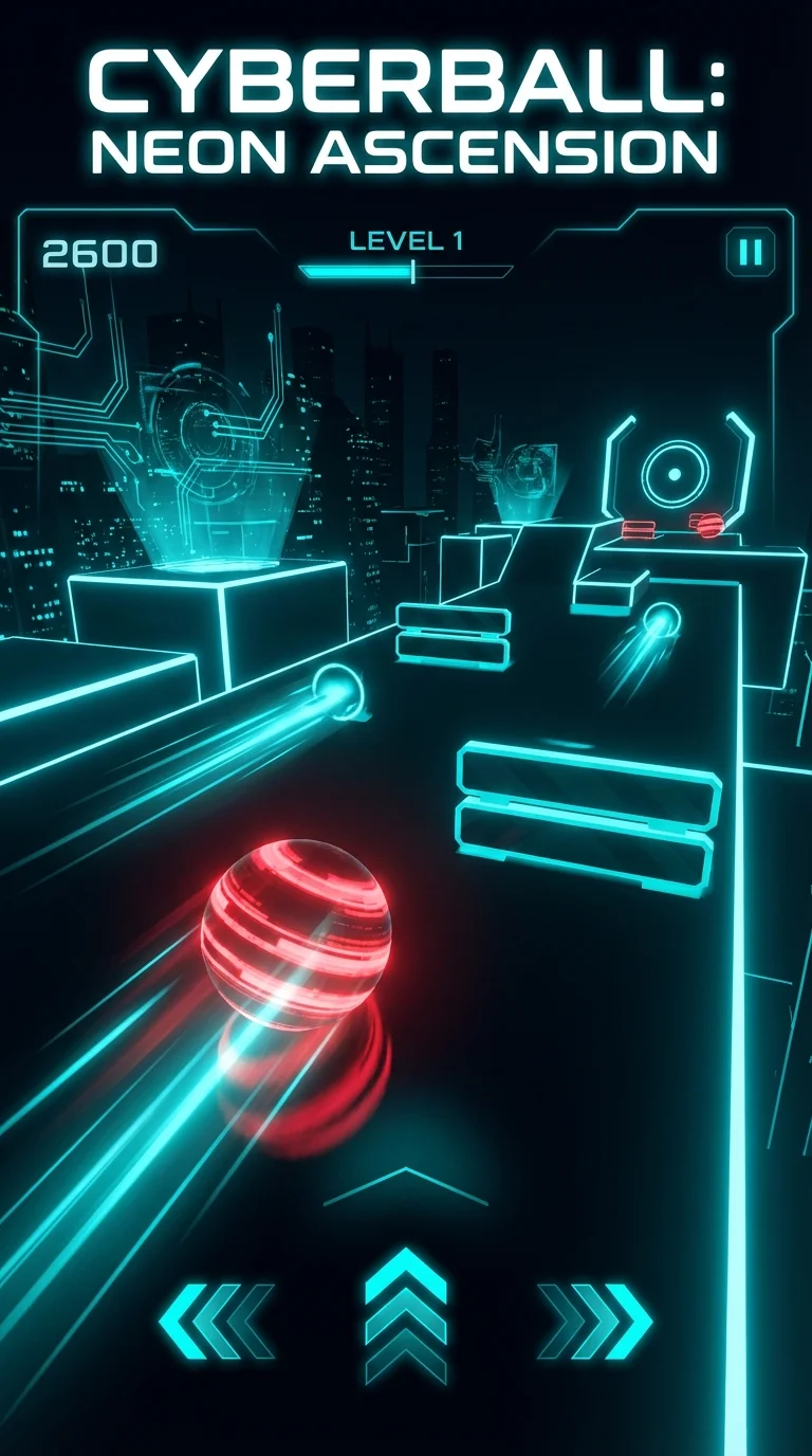 Spin & Roll 3D　CYBERBALL: NEON ASCENSION　ランキング実装版