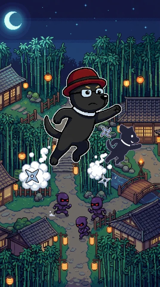 黒犬のクローンじゅつ